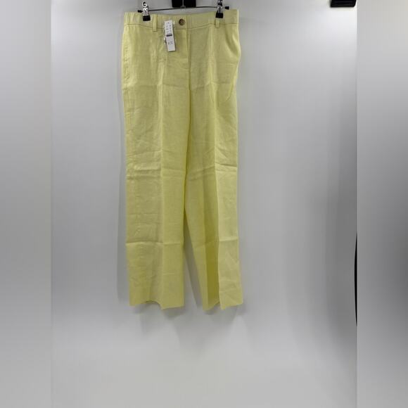 J.Crew Petite Harbor pant in linen - Picture 5 of 9